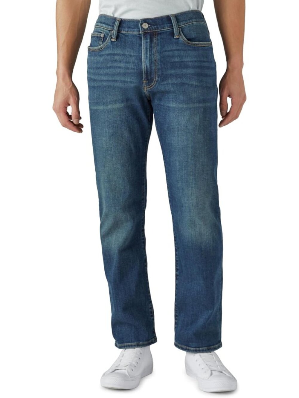 Vintage Straight Leg Jeans for Men | Classic Fit, Casual Style, Versatile Denim